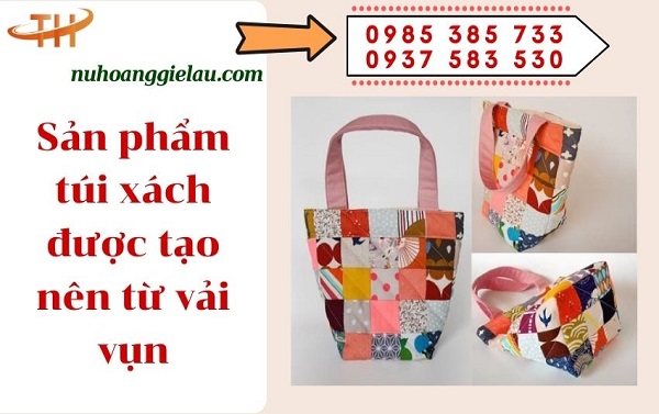Vải vụn may túi xách Vải vụn may túi xách