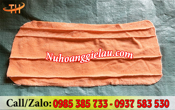 Khăn lau máy may nối với các đường may chắc chắn Khăn lau máy may nối với các đường may chắc chắn