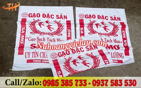 Bao tải in logo dày dặn Bao tải in logo dày dặn