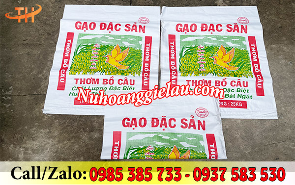 Bao tải in logo siêu bền màu Bao tải in logo siêu bền màu