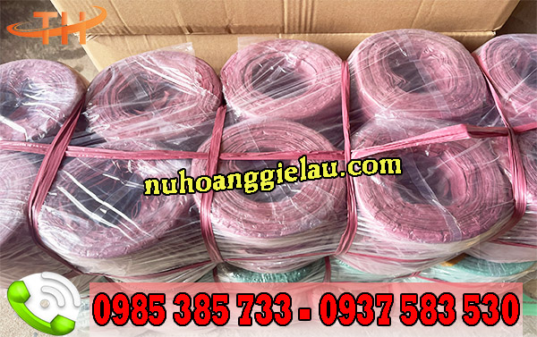 Dây nilon ống được đóng gói theo mỗi cây 10 cuộn Dây nilon ống được đóng gói theo mỗi cây 10 cuộn