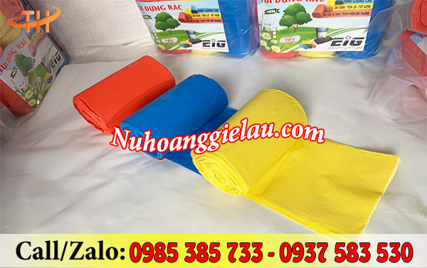 Túi đựng rác với nhiều màu sắc Túi đựng rác với nhiều màu sắc