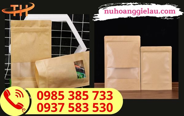 Túi zip giấy sử dụng an toàn Túi zip giấy sử dụng an toàn