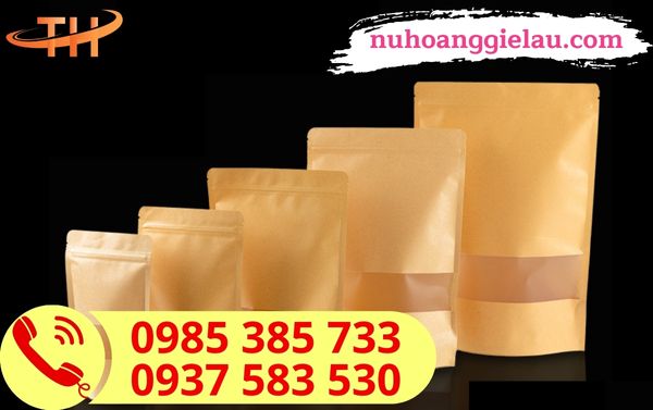 Túi zip giấy nhiều cỡ Túi zip giấy nhiều cỡ