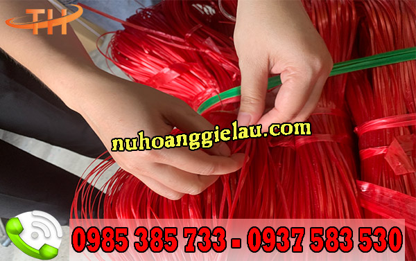 dây nilon kẽm nhuyễn màu đỏ dây nilon kẽm nhuyễn màu đỏ
