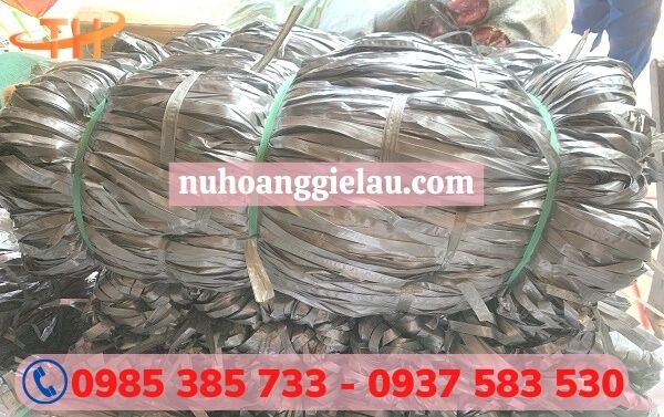 Dây nilon bẹ đen bóng bán theo kg Dây nilon bẹ đen bóng bán theo kg