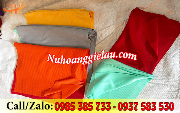 Giẻ lau màu may ghép đa dạng với nhiều màu sắc Giẻ lau màu may ghép đa dạng với nhiều màu sắc