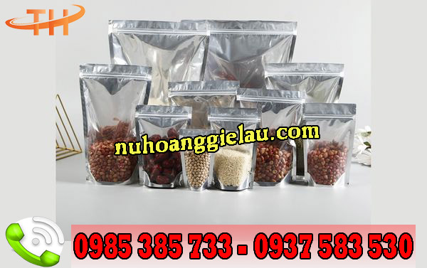 túi zipper 1 mặt bạc bảo quản thực phẩm an toàn túi zipper 1 mặt bạc bảo quản thực phẩm an toàn