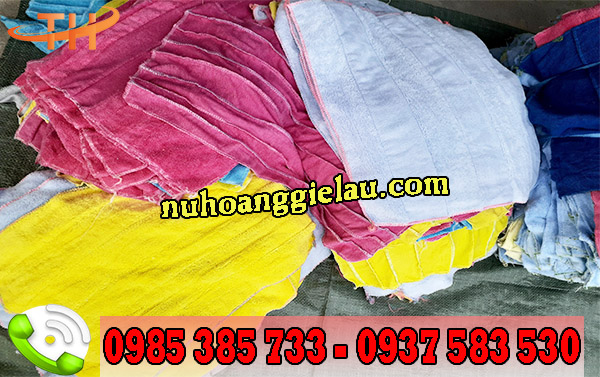 Khăn lau công nghiệp may nối giá rẻ Thu Hồng Khăn lau công nghiệp may nối giá rẻ Thu Hồng