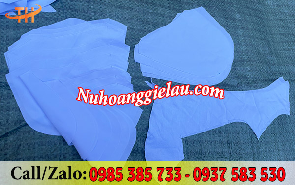 Vải lau trắng cotton sạch, không lẫn tạp chất Vải lau trắng cotton sạch, không lẫn tạp chất
