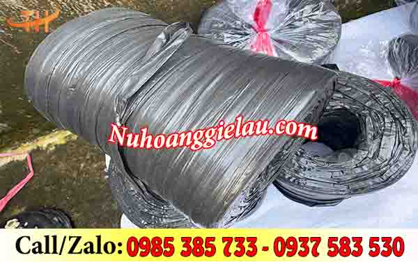 Cuộn dây nilon ống màu đen 2kg Cuộn dây nilon ống màu đen 2kg