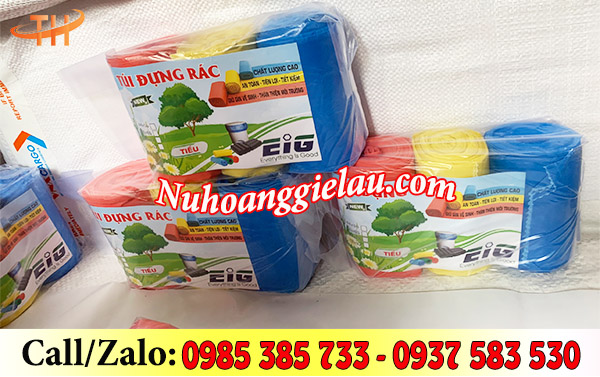 Túi đựng rác 3 màu bịch 3 cuộn 3 màu khác nhau Túi đựng rác 3 màu bịch 3 cuộn 3 màu khác nhau