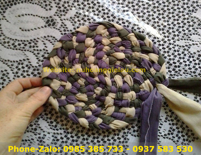 vải vụn làm thảm