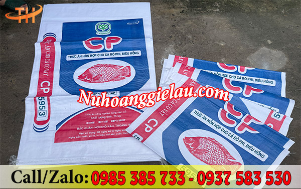 Bao tải đựng thức ăn chăn nuôi giá rẻ, nhận thiết kế logo theo yêu cầu Bao tải đựng thức ăn chăn nuôi giá rẻ, nhận thiết kế logo theo yêu cầu