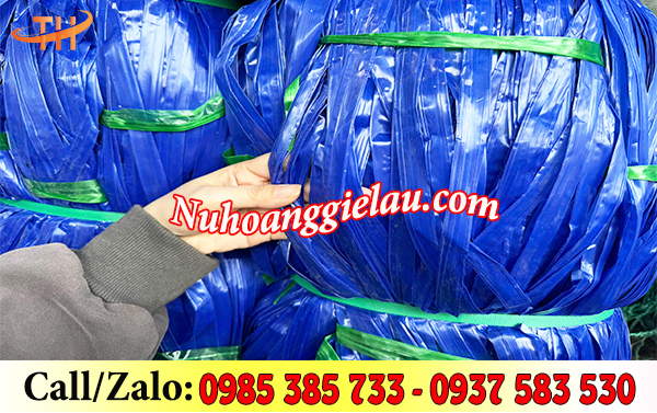 Dây nilon kẽm mềm màu xanh Dây nilon kẽm mềm màu xanh