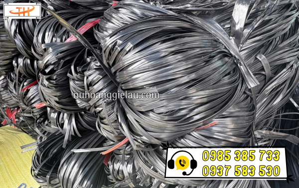 Dây nilon kẽm cứng màu đen bóng đẹp Dây nilon kẽm cứng màu đen bóng đẹp