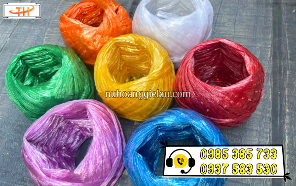 Cuộn dây nilon mini nhiều màu Cuộn dây nilon mini nhiều màu