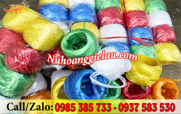 Dây nilon gói nem chả sẵn số lượng đủ màu Dây nilon gói nem chả sẵn số lượng đủ màu