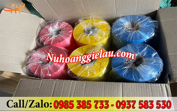 Cuộn dây nilon Đài Loan thùng 12 cuộn, 24kg Cuộn dây nilon Đài Loan thùng 12 cuộn, 24kg