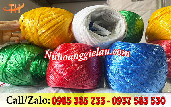 Dây nilon nem đủ màu Dây nilon nem đủ màu