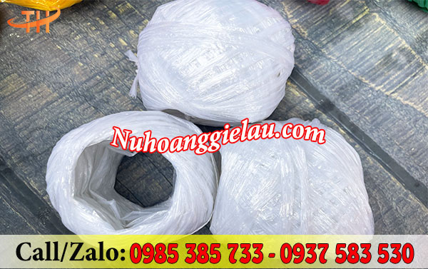 Dây nilon trắng cuộn 30G Dây nilon trắng cuộn 30G