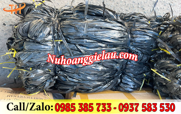 Dây nilon đen bản to Dây nilon đen bản to