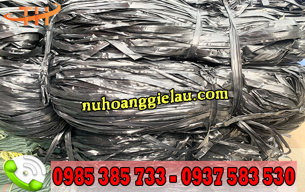 Dây nilon bẹ đen được đóng gói theo kiện, kiện lớn 10kg, bó nhỏ 1kg Dây nilon bẹ đen được đóng gói theo kiện, kiện lớn 10kg, bó nhỏ 1kg