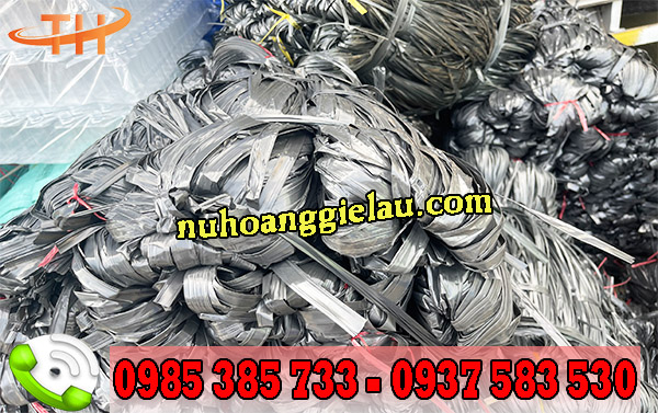 Dây nilon bẹ đen bóng Dây nilon bẹ đen bóng