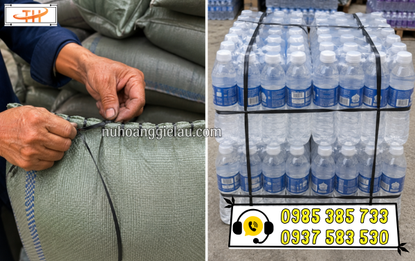 Dây nilon kẽm khô được ứng dụng phổ biến trong đóng gói Dây nilon kẽm khô được ứng dụng phổ biến trong đóng gói
