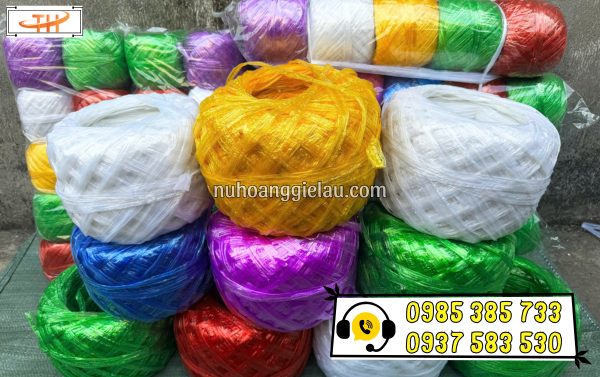 Dây nilon nem hàng sẵn đủ màu đủ cỡ Dây nilon nem hàng sẵn đủ màu đủ cỡ