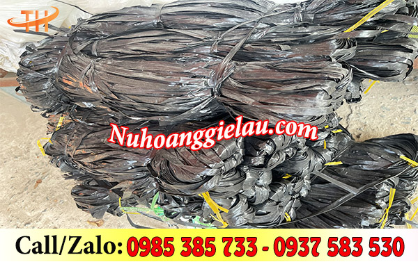 Dây nilon bó đen bản lớn sẵn số lượng Dây nilon bó đen bản lớn sẵn số lượng