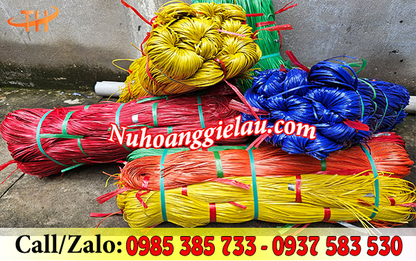 Dây nilon kẽm khô đủ màu Dây nilon kẽm khô đủ màu