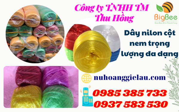 dây nilon cột nem chả đóng gói theo cuộn