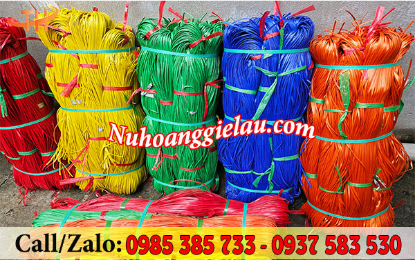 Dây nilon kẽm sợi cứng đủ màu sắc Dây nilon kẽm sợi cứng đủ màu sắc