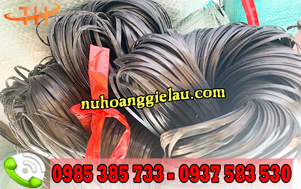 dây nilon kẽm khô màu đen bóng dây nilon kẽm khô màu đen bóng