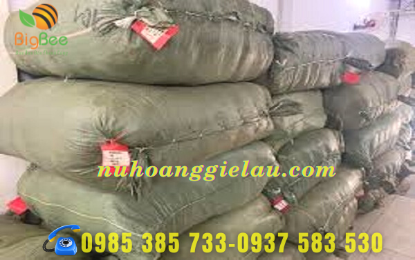 dây nilon kẽm khô may miệng bao chắc chắn