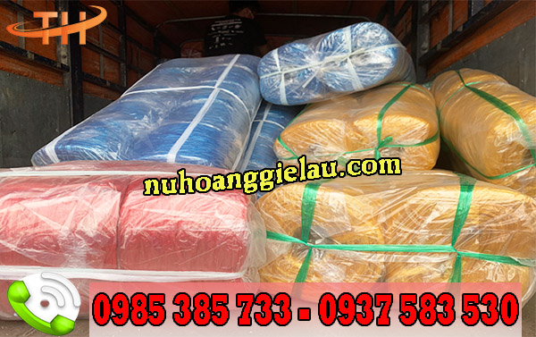 Dây nilon nem đủ màu Dây nilon nem đủ màu