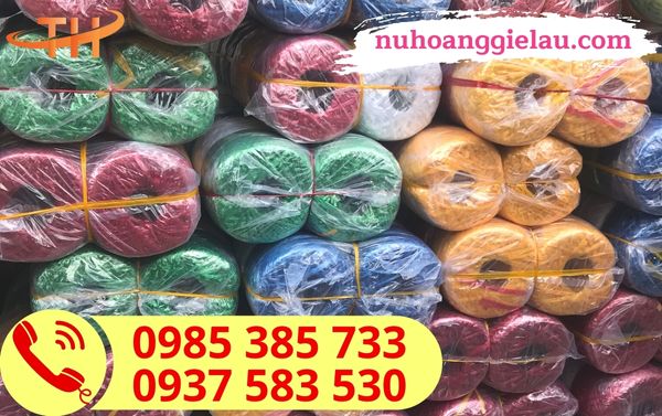 Dây nilon nem cuộn sẵn kho, đủ màu, đủ size giá rẻ Dây nilon nem cuộn sẵn kho, đủ màu, đủ size giá rẻ