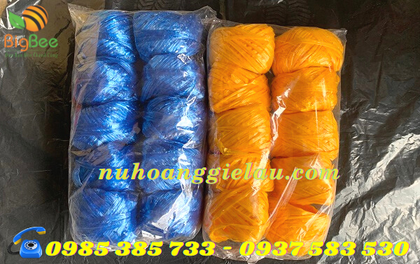 dây nilon nem size nhỏ được đóng gói thành từng bịch