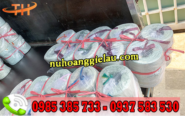 Dây nilon ống được đóng gói 10 cuộn/ kiện Dây nilon ống được đóng gói 10 cuộn/ kiện