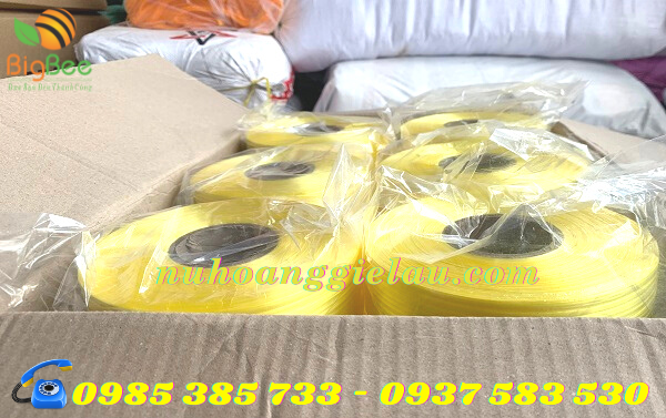 dây nilon quấn máy được đóng gói thành thùng