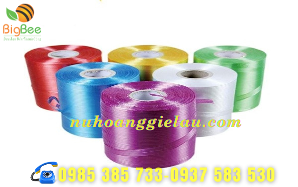 dây nilon buộc bằng máy đa dạng màu sắc