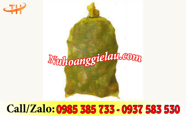 Bao tải lưới đựng nông sản an toàn Bao tải lưới đựng nông sản an toàn