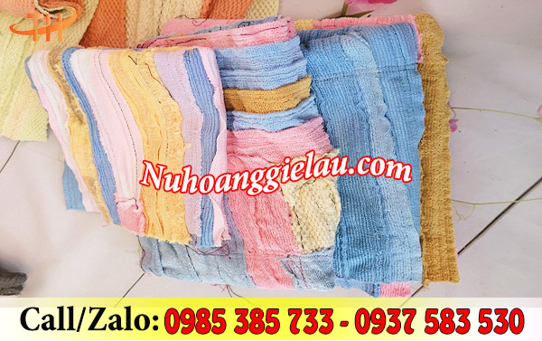 Khăn lau công nghiệp nối đa dạng màu sắc Khăn lau công nghiệp nối đa dạng màu sắc