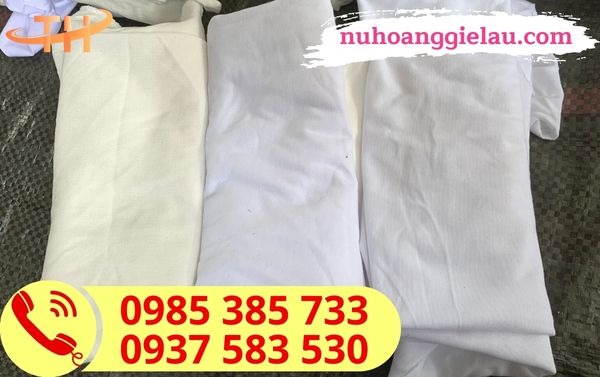Vải lau công nghiệp trắng cotton Vải lau công nghiệp trắng cotton