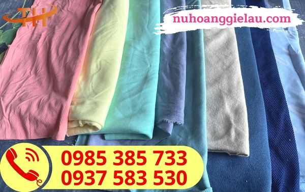 Vải lau cotton nhiều màu  Vải lau cotton nhiều màu