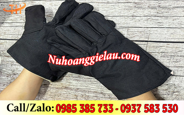 Găng tay bảo hộ vải kaki Găng tay bảo hộ vải kaki