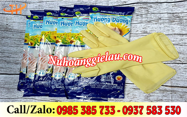 Găng tay cao su Hướng Dương Găng tay cao su Hướng Dương