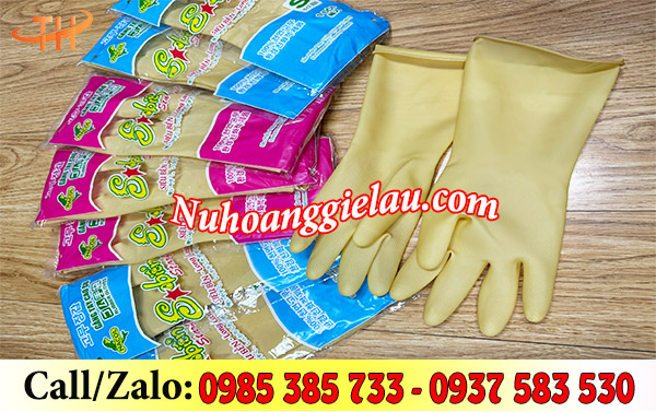 Găng tay cao su Sao Biển Găng tay cao su Sao Biển