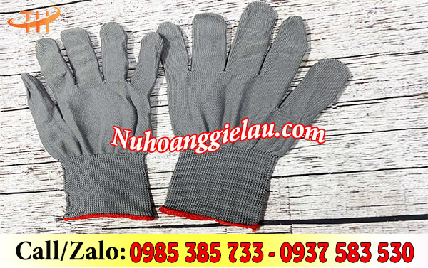 Găng tay thun mỏng màu xám  Găng tay thun mỏng màu xám